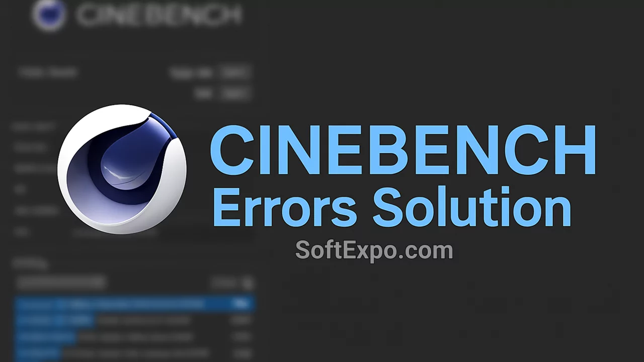 CINEBENCH Main Errors – Solution Cover