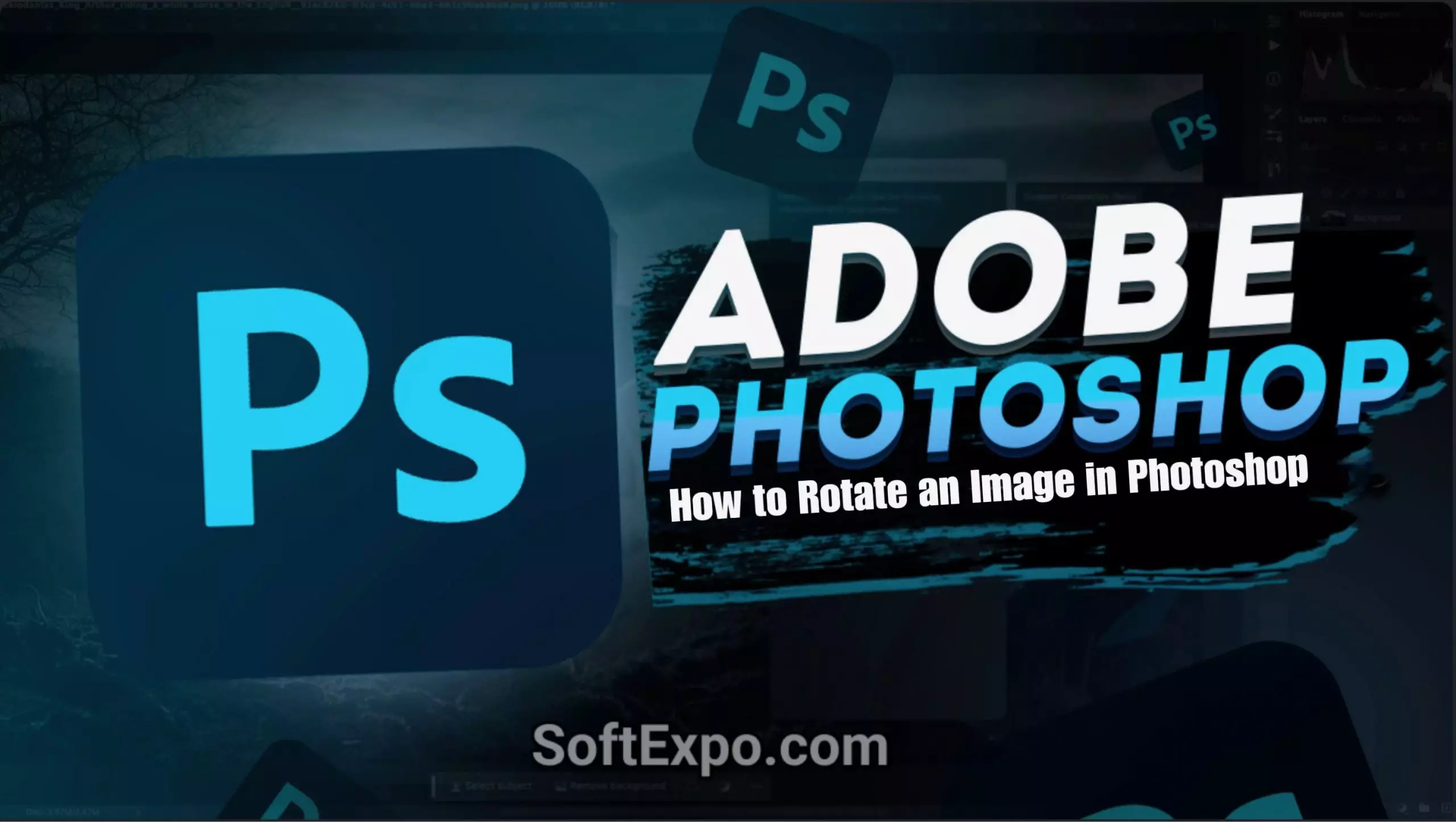 How to Rotate an Image in Photoshop: Step-by-Step Guide Cover