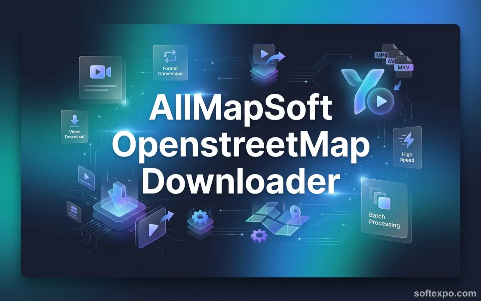 AllMapSoft OpenstreetMap Downloader Cover