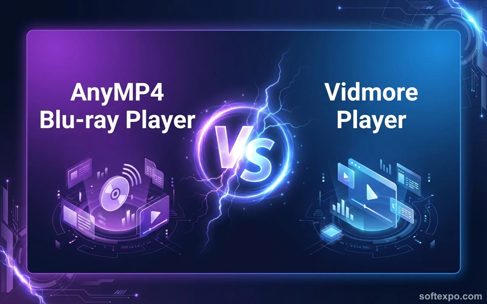 AnyMP4 Blu-ray Player & Vidmore Player – Comparison Cover
