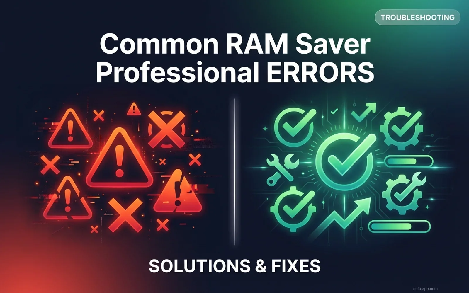 Common RAM Saver Professional Errors and How to Fix Them Cover