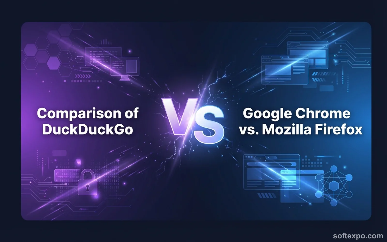 Comparison of DuckDuckGo vs. Google Chrome vs. Mozilla Firefox Cover