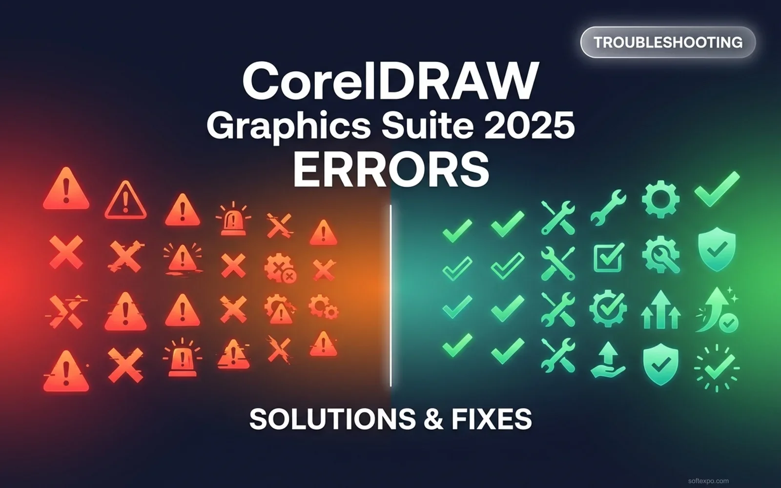 CorelDRAW Graphics Suite 2025 Main Errors – Solution Cover