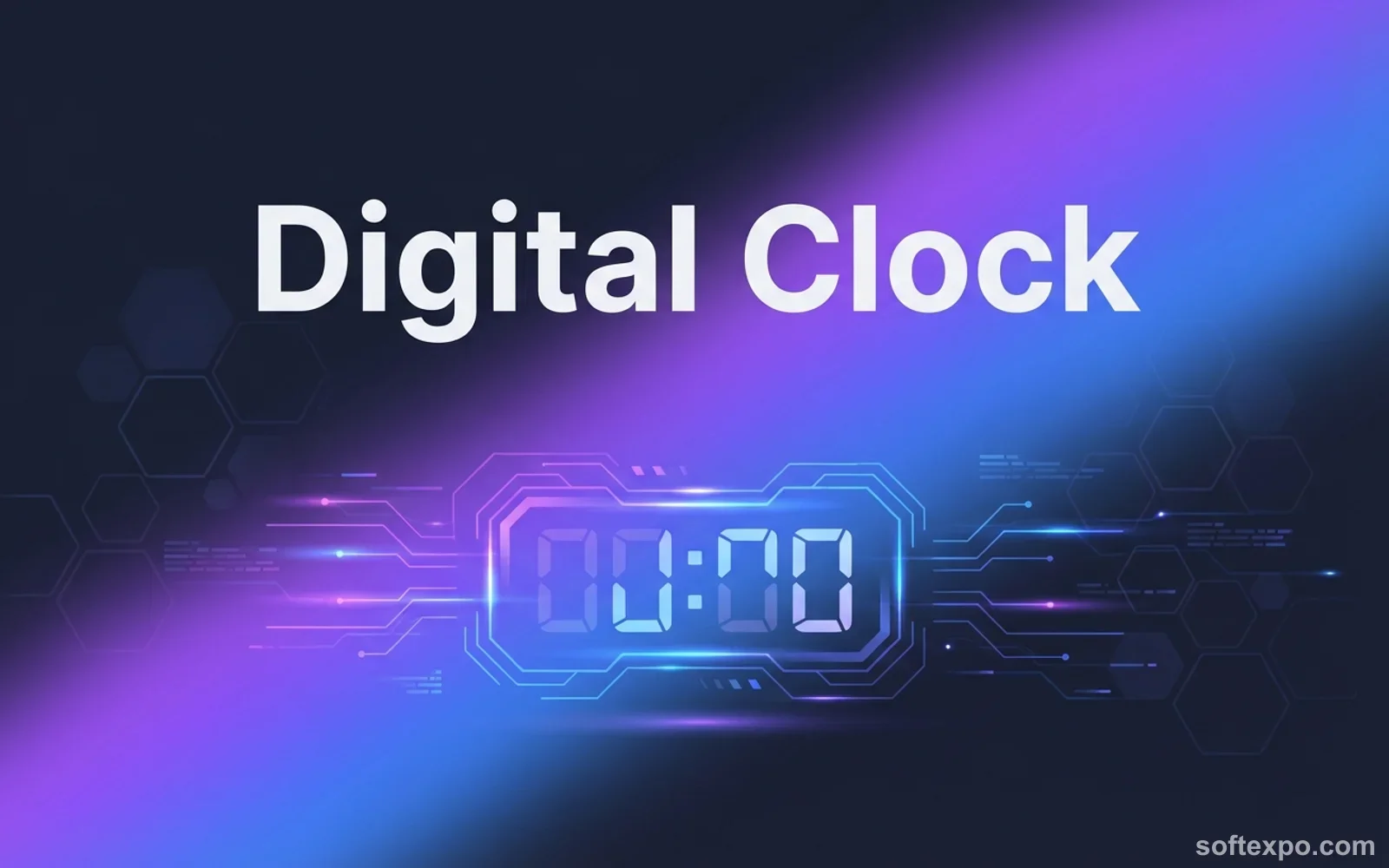 Digital Clock Cover