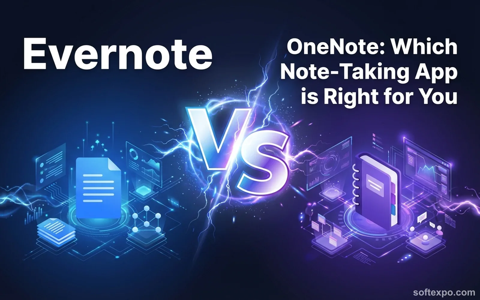 Evernote vs OneNote: Which Note-Taking App is Right for You? Cover