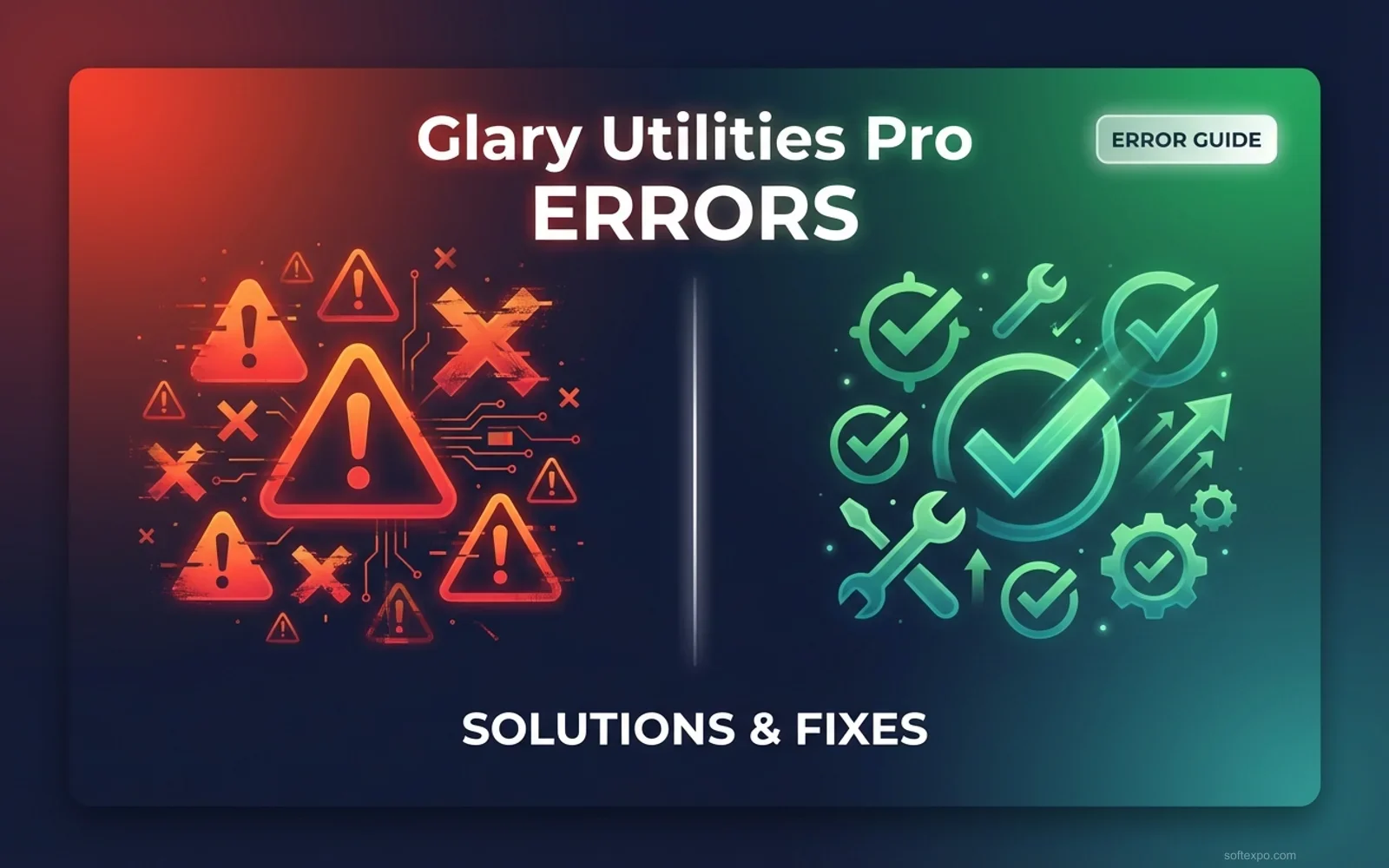 How to fix Glary Utilities Pro errors Cover