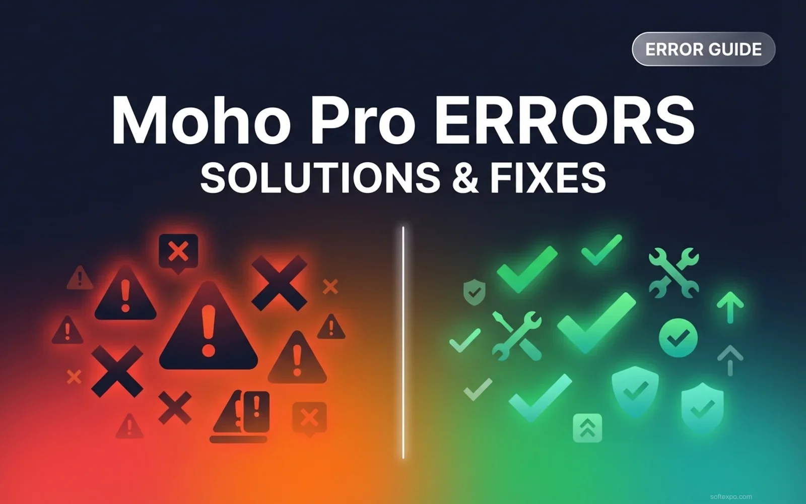 Moho Pro Main Errors – Solution Cover
