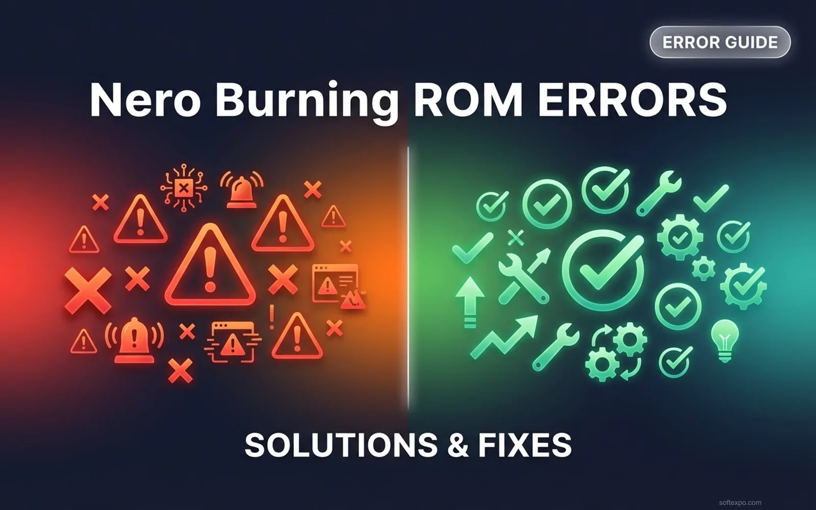 Nero Burning ROM Errors – Solution Cover