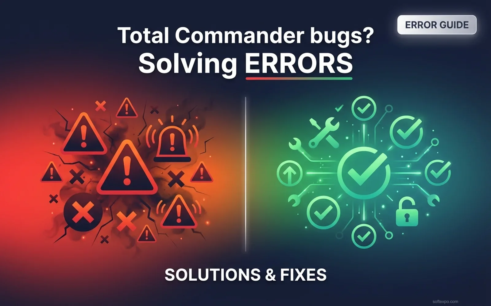 Total Commander bugs? Solving errors Cover