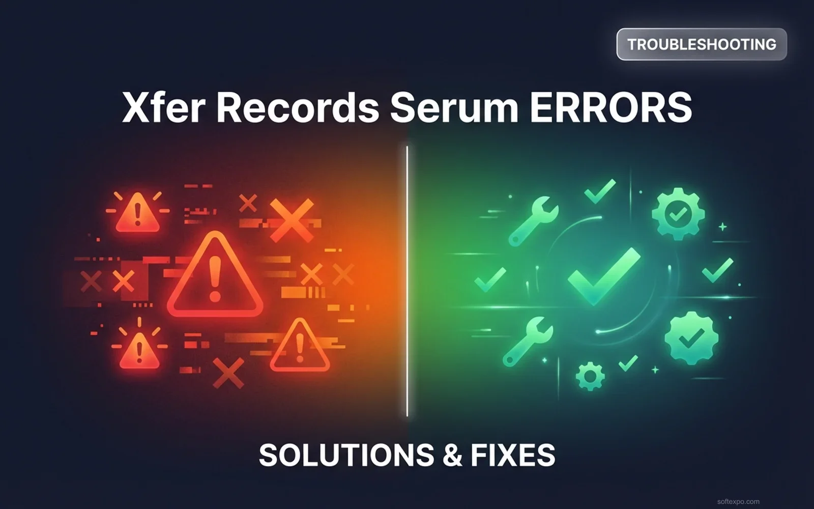 Xfer Records Serum Main Errors – Solution Cover