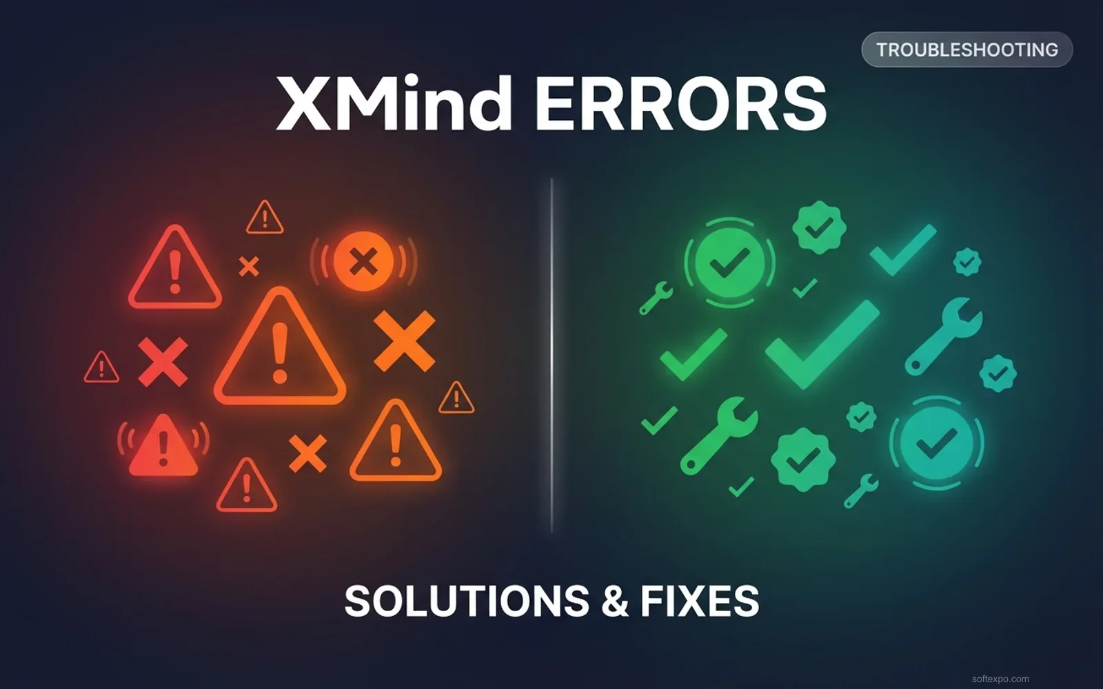 XMind Main Errors – Solution Cover