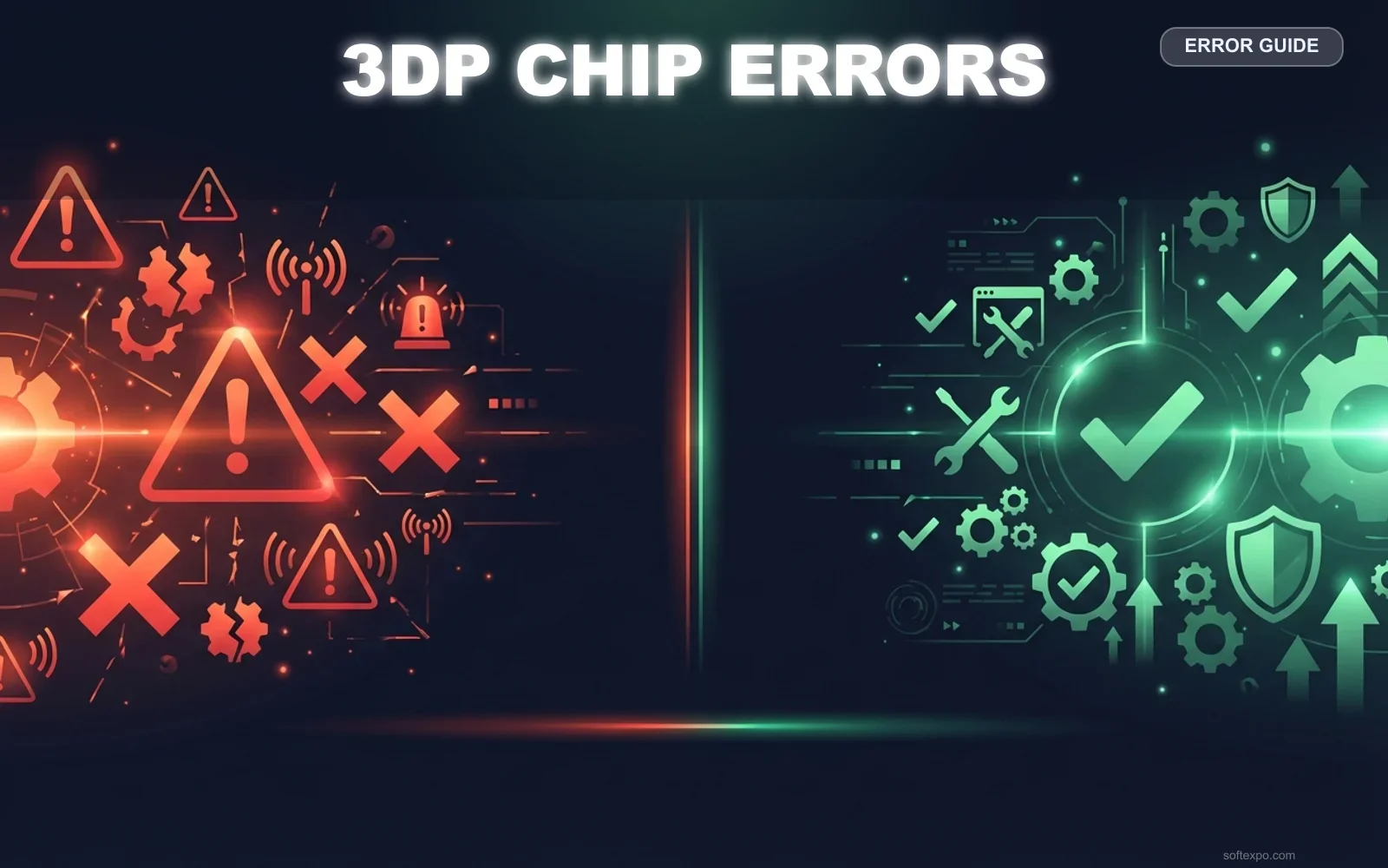 3DP Chip Main Errors – Solution Cover