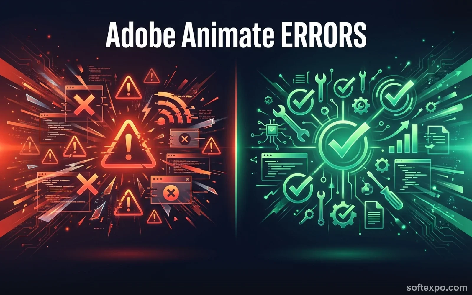 Adobe Animate Main Errors – Solution Cover