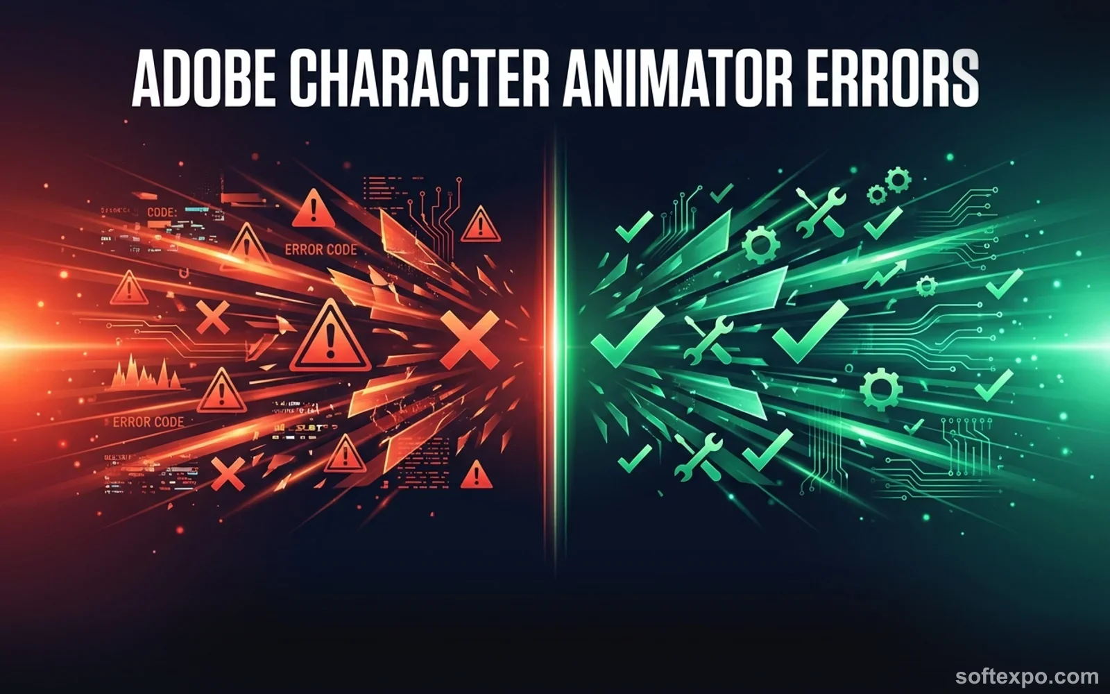 Adobe Character Animator Main Errors – Solution Cover