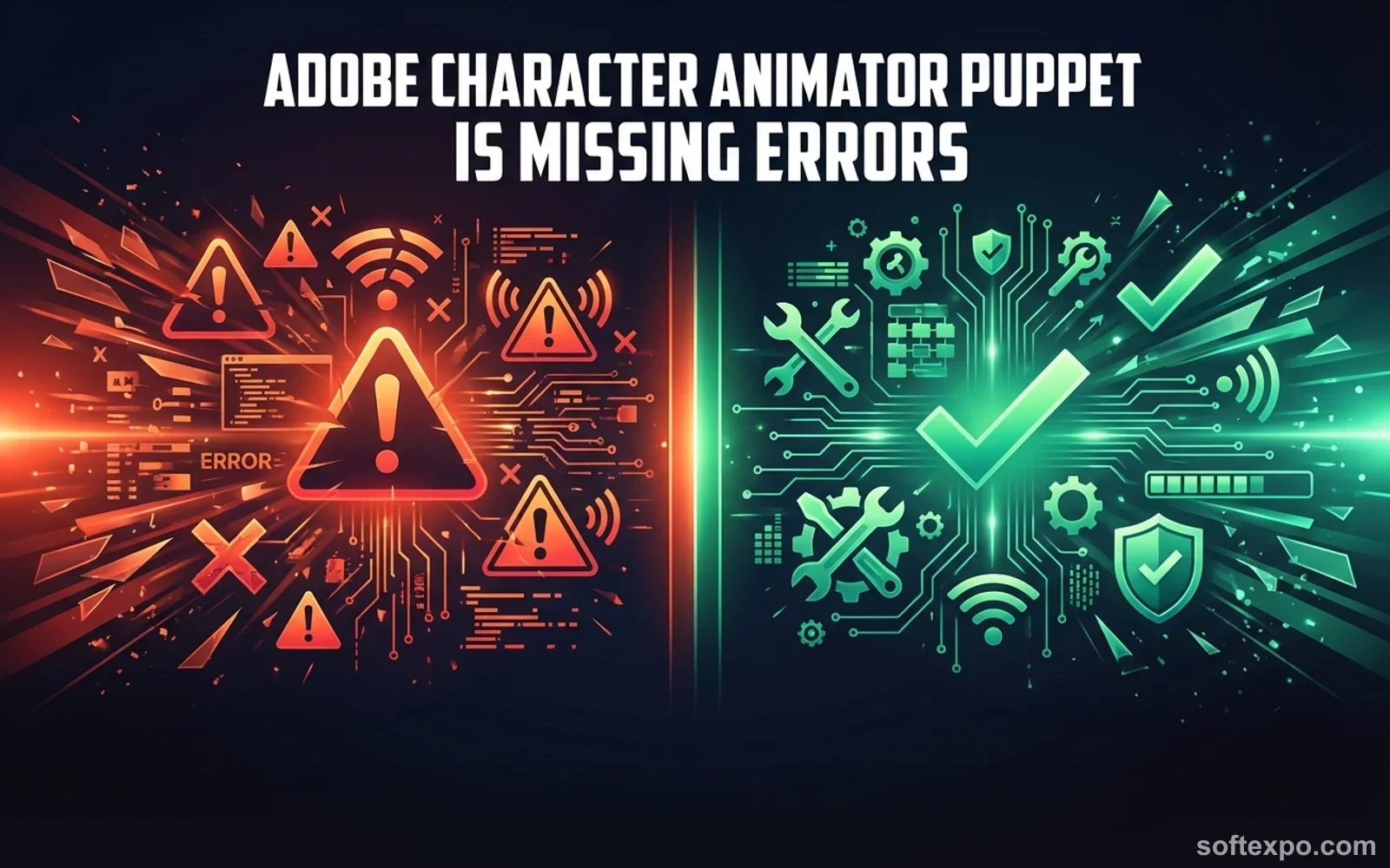Adobe Character Animator Puppet is missing Error Cover