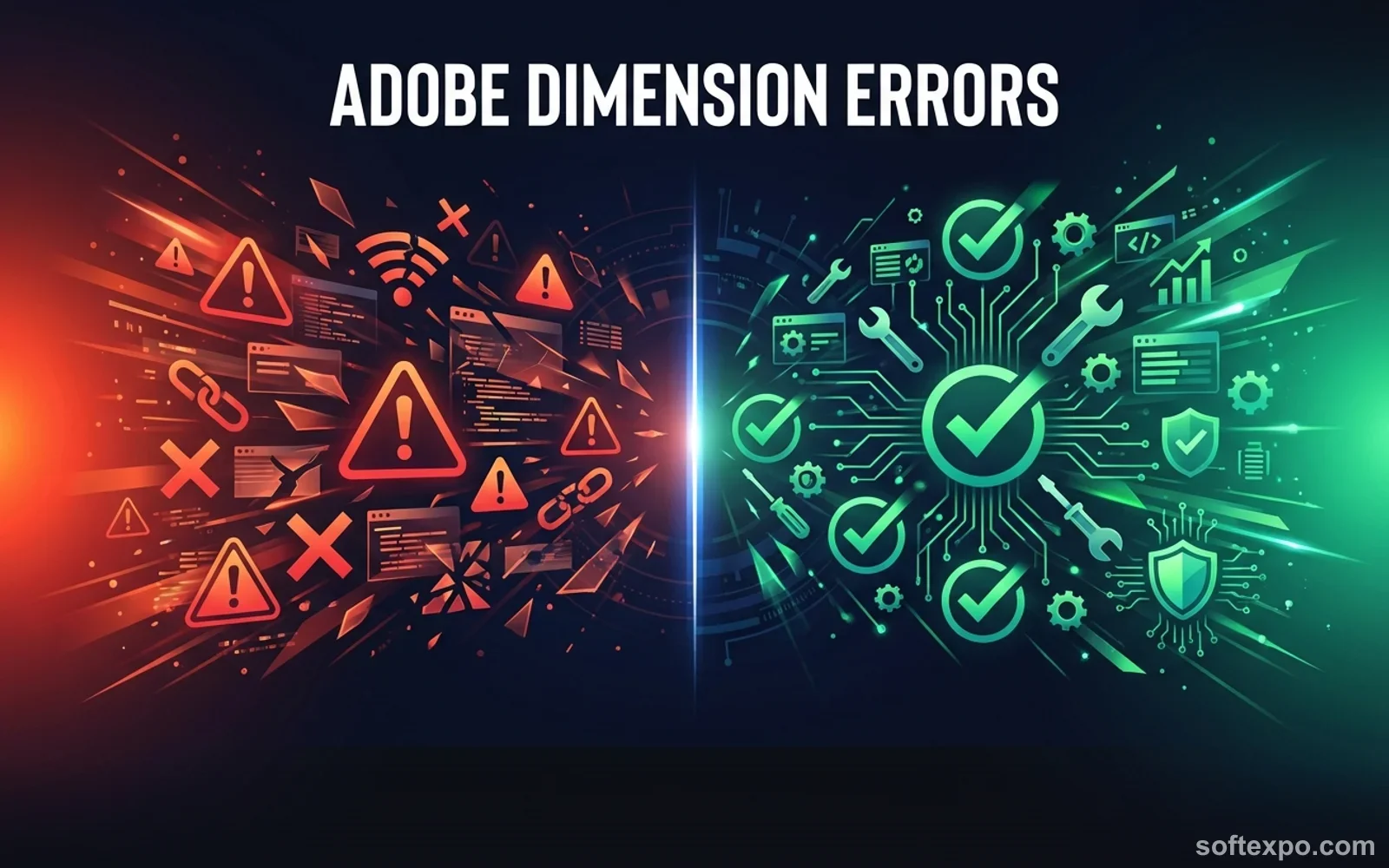 Adobe Dimension Main Errors – Solution Cover