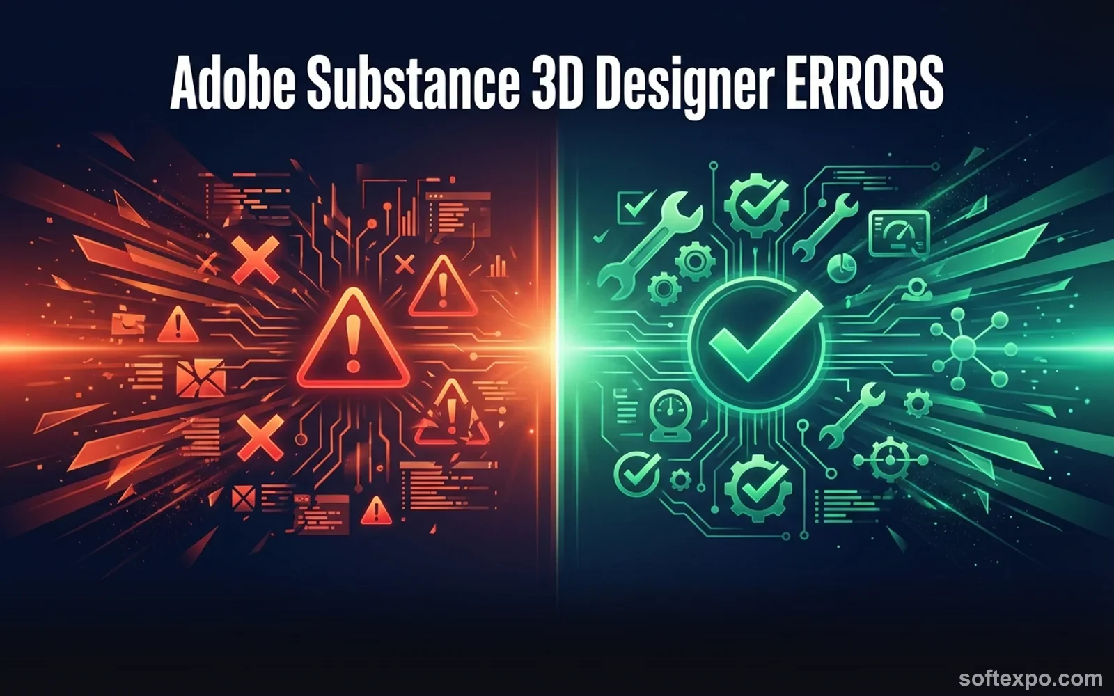 Adobe Substance 3D Designer Main Errors – Solution Cover
