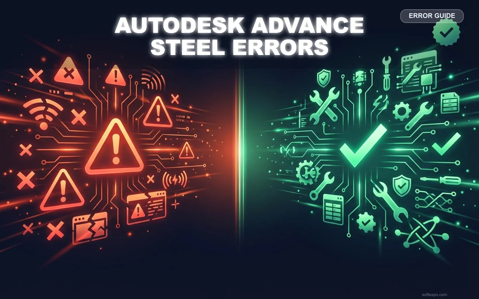 Autodesk Advance Steel Main Errors – Solution Cover