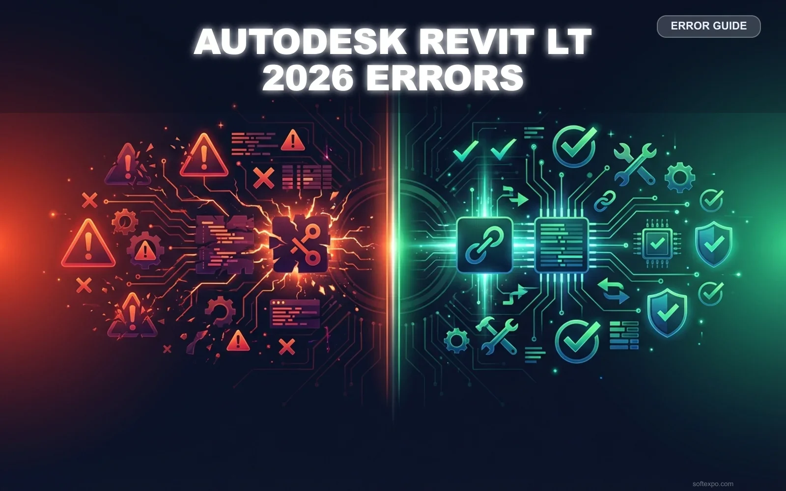 Autodesk Revit LT 2026 Main Errors – Solution Cover