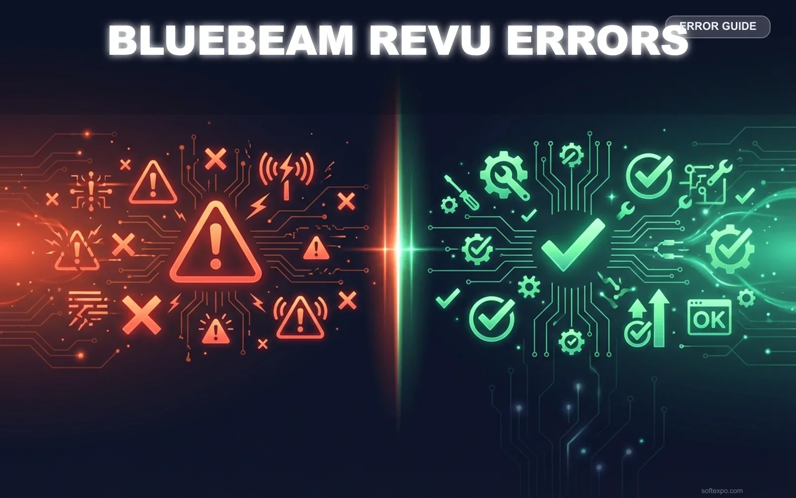 Bluebeam Revu Main Errors – Solution Cover