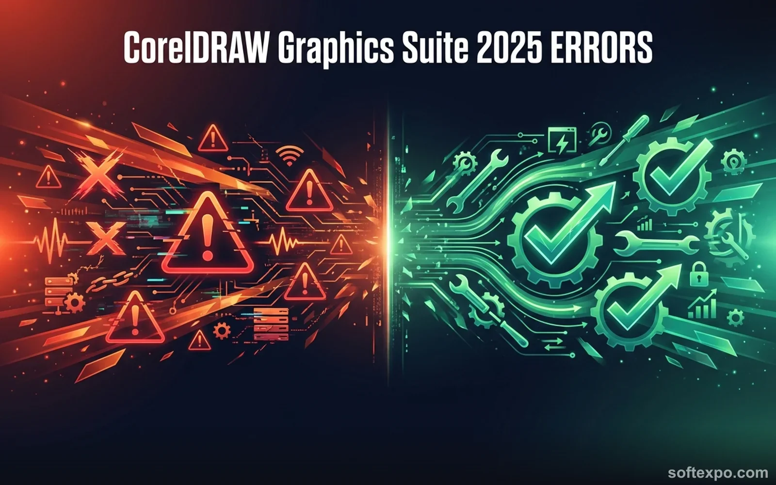 CorelDRAW Graphics Suite 2025 Main Errors – Solution Cover