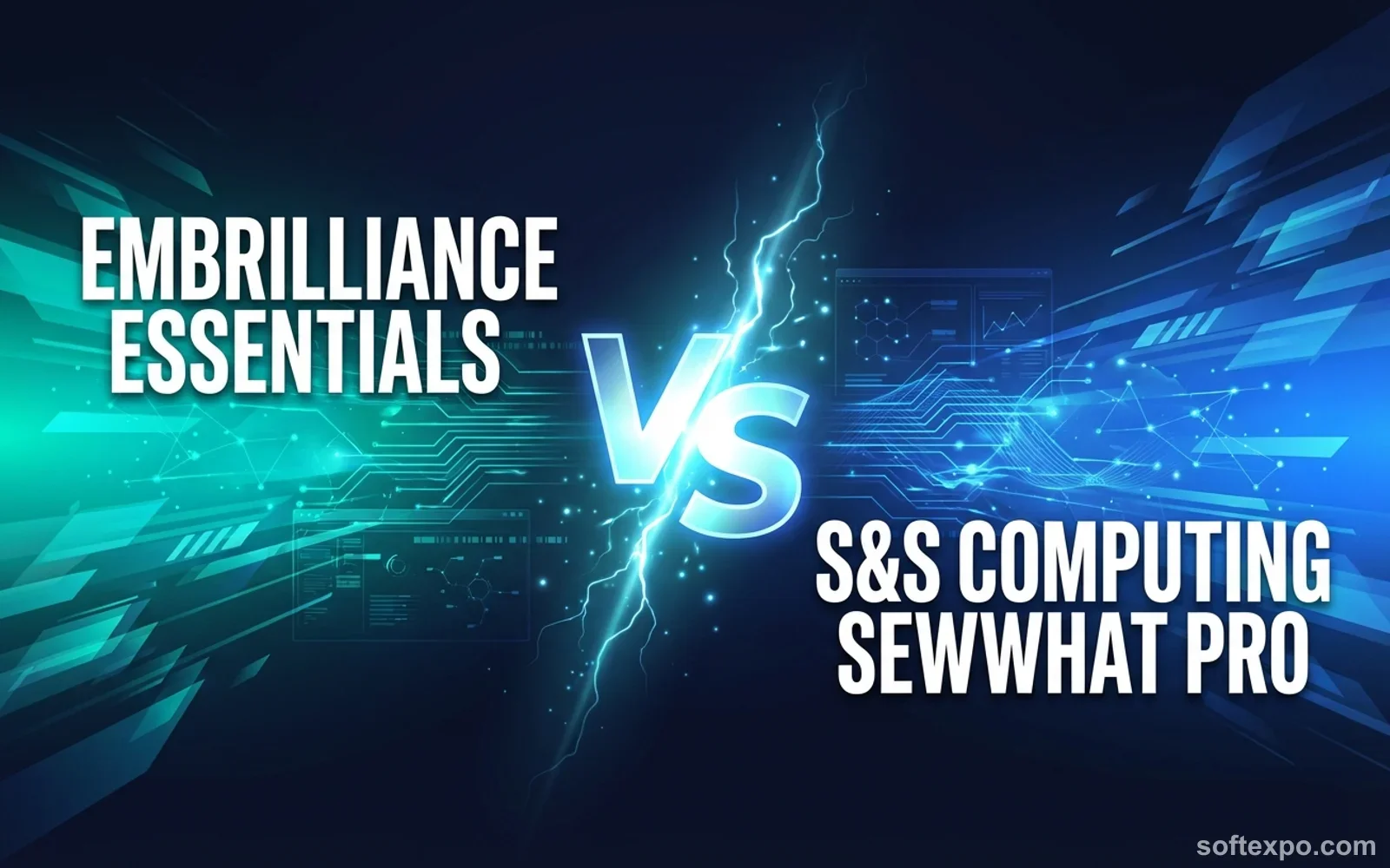 Embrilliance Essentials vs. S&S Computing SewWhat Pro – Comparison Cover