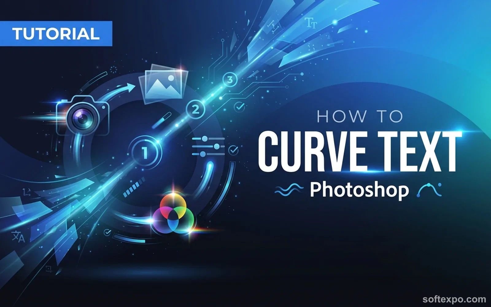 How to Curve Text in Photoshop: Step-by-Step Guide Cover