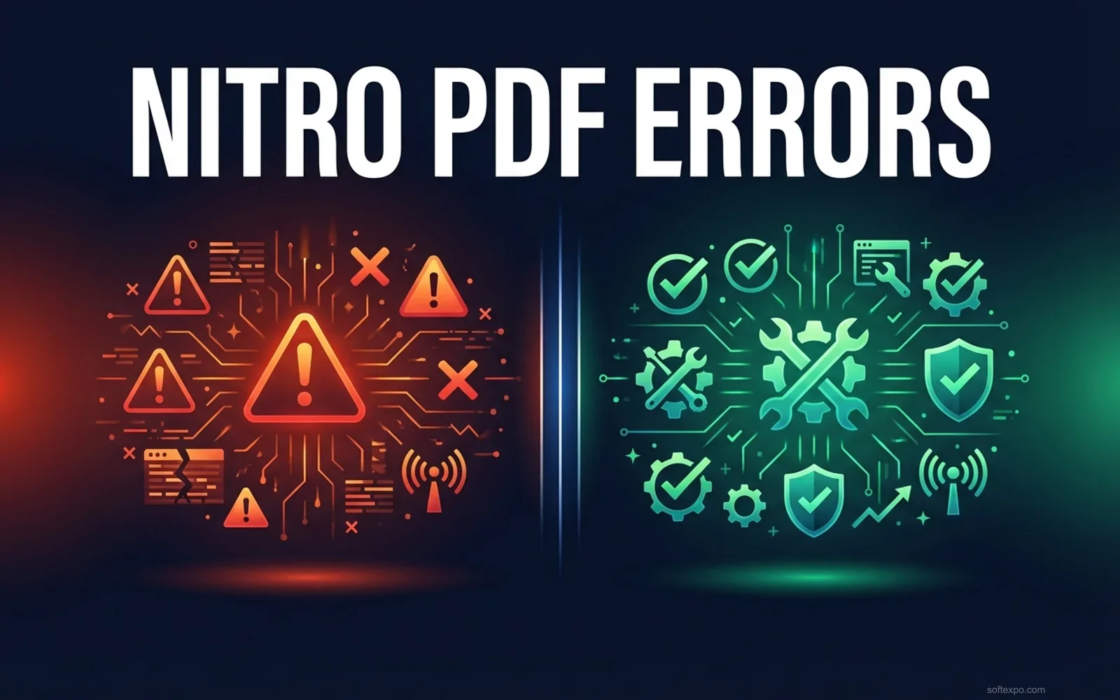 Nitro PDF popular errors. Calmly and without panic. Cover