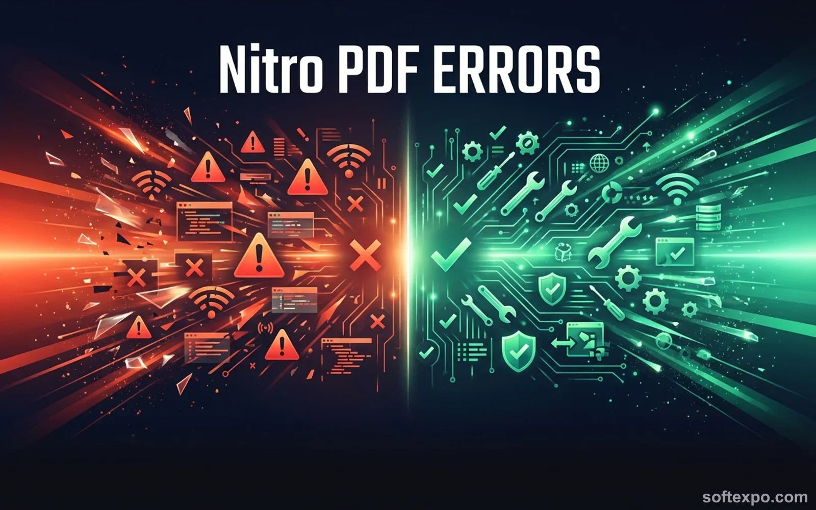 Nitro PDF popular errors. Calmly and without panic. Cover