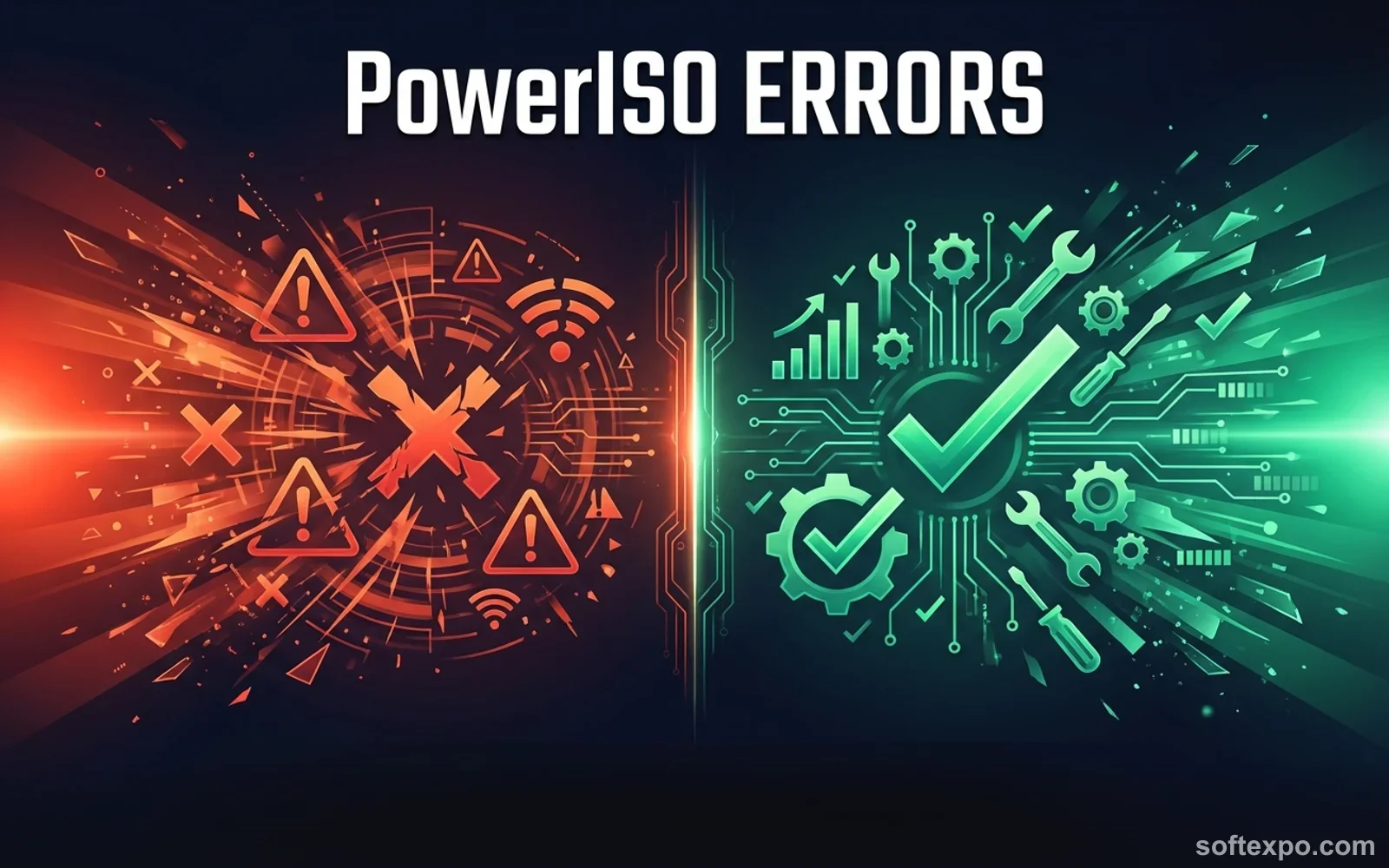 PowerISO Main Errors – Solution Cover