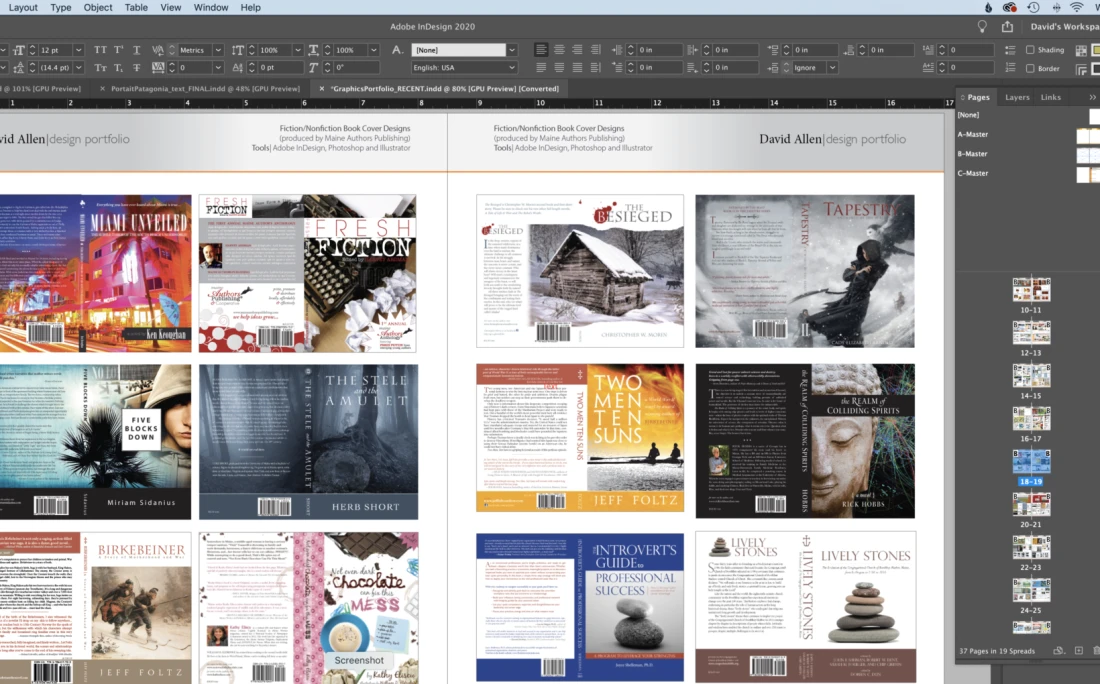 Adobe InDesign User Interface