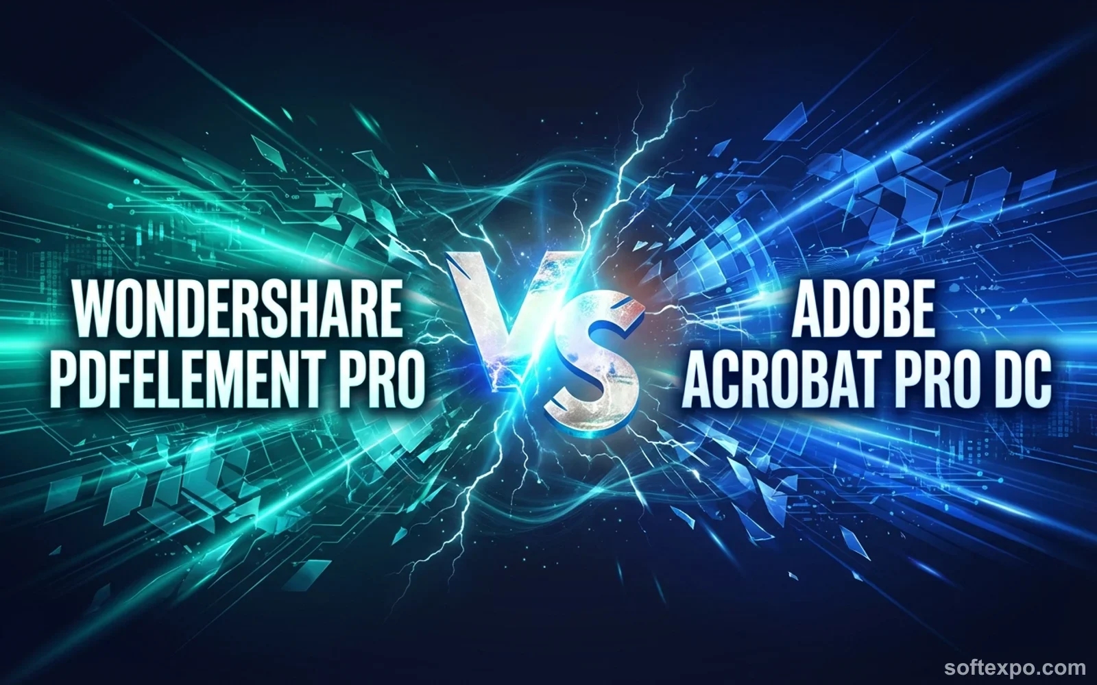 Wondershare PDFelement Pro and Adobe Acrobat Pro DC Comparison Cover