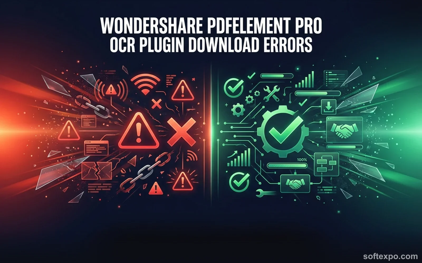 Wondershare PDFelement Pro OCR Plugin Download Error Cover