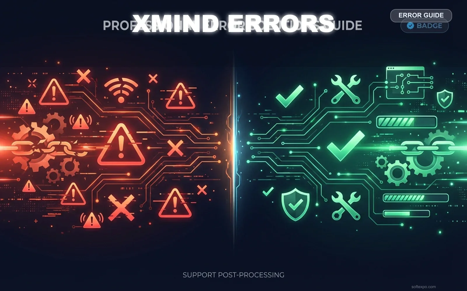 XMind Main Errors – Solution Cover