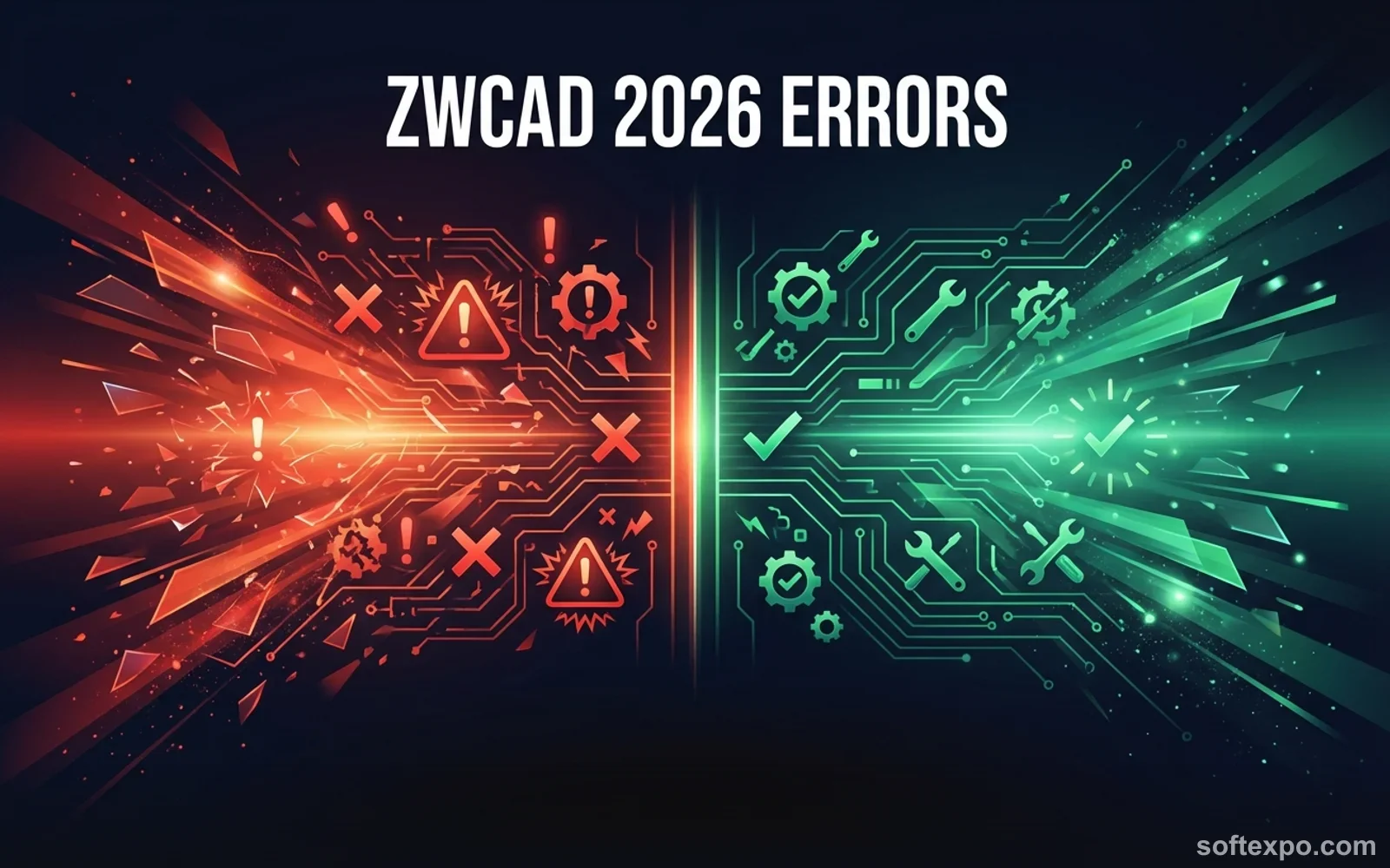 ZWCAD 2026 Main Errors – Solution Cover